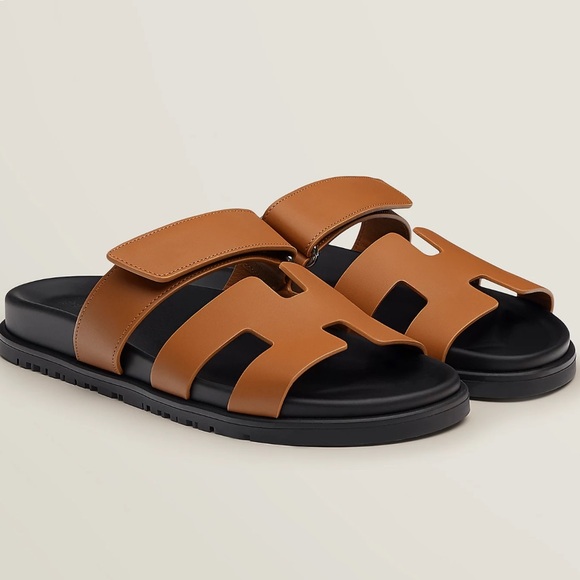 Hermes Shoes - New in Box Hermes Chypre Naturel Sandals Size 40